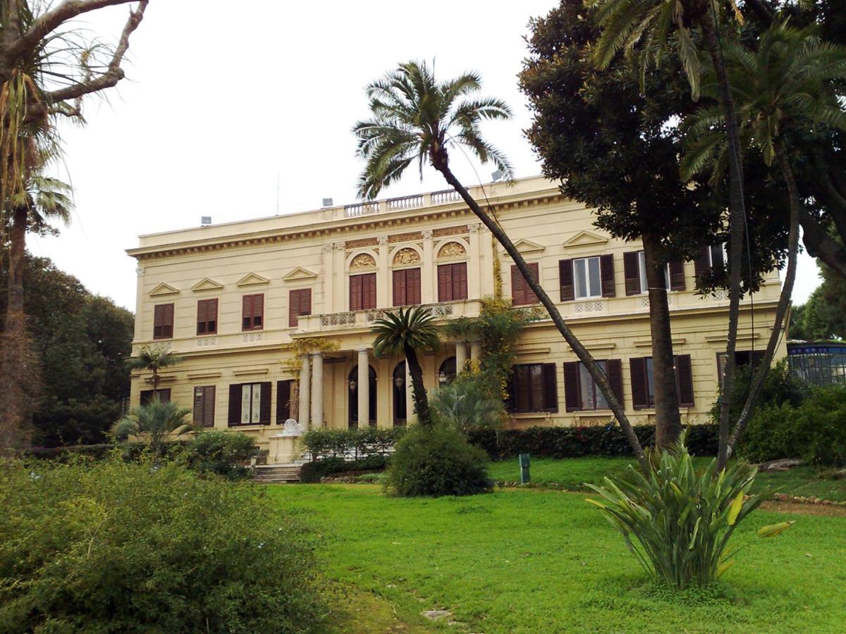 Camera Con Terrazza E Vista Su Villa Malfitano Palermo Exterior photo